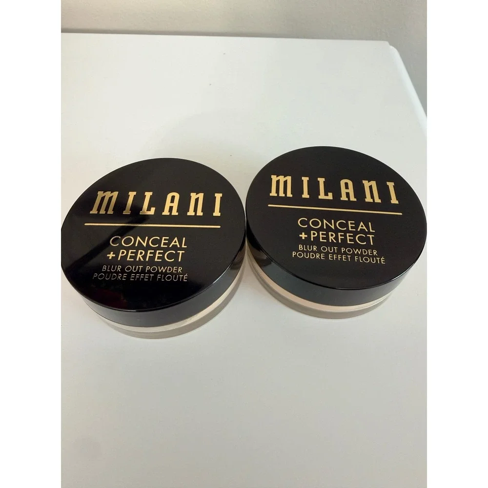Milani Conceal + Perfect Blur Out Powder 01 Translucent 2pk 0.17oz NWT